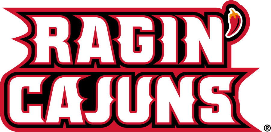 Louisiana Ragin Cajuns 2013-2015 Wordmark Logo DIY iron on transfer (heat transfer)